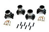 U-Bolt Yoke Conversion Kit Incl. 4 Yokes U-Bolts Hardware - image 1