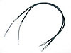 Emergency Brake Cable LH 32 in. Long For Use With Teraflex Disc Brake Conversion/Factory Disc Brakes Each - image 1