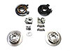 Disc Brake Kit Rear Non C Clip Incl. Rtrs/Bking Plt w/Integrated Park Brk/Calipers/Flex Brk Lines/Brk Pads/Hdwr - image 1