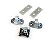 Universal Bumper D-Ring Mount Kit Incl. D-Ring Mount Backing Plate Hardware Pair - image 1