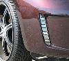 Billet Side Vent Bolt On Insert Polished Stainless Steel - image 1