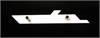 Billet Emblem Bolt-On Mounting Plate Polished Aluminum - image 1
