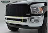 Billet Grille Bumper Insert 1 Pc Black. Aluminum Bars - image 1