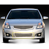 Upper Class Bumper Mesh Grille 2011-2012 for Nissan fits Sentra Polished Stainless - image 1