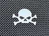 X-Metal Series Man-O-War Skull Grille Badge - image 1