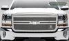 Chevrolet Silverado 1500 X-Metal Series Main Grille 2-Bar Replacement W/ Small Mesh Polished Stainle - image 2