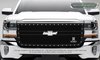 Chevrolet Silverado 1500 X-Metal Series Main Grille 2-Bar Replacement W/ Small Mesh Powder Coated Bl - image 4