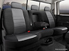 NP92-53 GRAY NP90-Series Neoprene Custom-Fit Rear Seat Cover, Black/Gray Center Panel Fits Select Ram - image 1