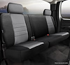 NP92-64 GRAY NP90-Series Neoprene Custom-Fit Rear Seat Cover, Black/Gray Center Panel, 2016-2019 Ford Explorer - image 1