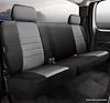 NP92-68 GRAY NP90-Series Neoprene Custom-Fit Rear Seat Cover, Black/Gray Center Panel Fits Select Chevy/GMC - image 1