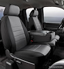 NP99-16 GRAY NP90-Series Neoprene Custom-Fit Front Seat Cover, Black/Gray Center Panel Fits Select Dodge - image 1