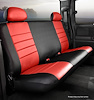 SL62-72 RED SL60-Series Leatherlite Simulated Leather Custom-Fit Rear Seat Cover, Red Fits Select Jeep - image 1