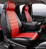 SL67-10 RED SL60-Series Leatherlite Simulated Leather Custom-Fit Front Seat Cover, Red Fits Select Ford - image 1