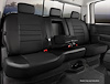 SL67-15 BLK/BLK SL60-Series Leatherlite Simulated Leather Custom-Fit Front Seat Cover, Black Fits Select Ford - image 1