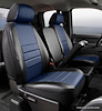 SL67-33 BLUE SL60-Series Leatherlite Simulated Leather Custom-Fit Front Seat Cover, Blue Fits Select Ford - image 1