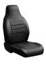 SL67-51 BLK/BLK SL60-Series Leatherlite Simulated Leather Custom-Fit Front Seat Cover, Black, 2008-2008 Ford Escape - image 2