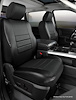 SL67-9 BLK/BLK SL60-Series Leatherlite Simulated Leather Custom-Fit Front Seat Cover, Black Fits Select Ford - image 1