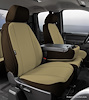 SP89-24 TAUPE SP80-Series Seat Protector Poly-Cotton Custom-Fit Front Seat Cover, Taupe Fits Select Ram, Dodge - image 1
