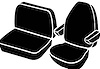 TR40-72 GRAY TR40-Series Wrangler Universal-Fit Seat Cover, Gray - image 1