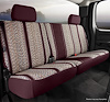TR42-51 WINE TR40-Series Wrangler Saddleblanket Custom-Fit Rear Seat Cover, Wine Fits Select Ford - image 1