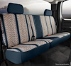 TR48-3 NAVY TR40-Series Wrangler Saddleblanket Custom-Fit Front Seat Cover, Navy Fits Select Chevy/GMC - image 1