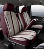 TR49-23 WINE TR40-Series Wrangler Saddleblanket Custom-Fit Front Seat Cover, Wine Fits Select Ram, Dodge - image 1