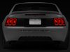 100807 Icon LED Tail Lights for 2099-2004 Ford Mustang (Excl. 99-01 Cobra), Black Housing [Smoked Lens] - image 2