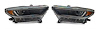 406011 LED Headlights for 2015-2017 Ford Mustang; 2018-2022 Mustang GT350/GT500, Black Housing [Smoked Lens] - image 1