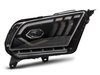 422461 LED Projector Headlights for 2010-2012 Ford Mustang w/ Factory Halogens, Black Housing [Clear Lens] - image 2