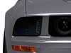 49128 LED Halo Projector Headlights for 2005-2009 Ford Mustang w/ Factory Halogens (Excl. GT500), Black Housing [Smoked Lens] - image 2