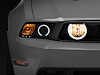 49133 LED Halo Fog Lights for 2005-2012 Ford Mustang GT [Chrome Housing] - image 1