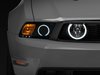 49133 LED Halo Fog Lights for 2005-2012 Ford Mustang GT [Chrome Housing] - image 2