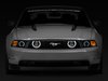 49133 LED Halo Fog Lights for 2005-2012 Ford Mustang GT [Chrome Housing] - image 4