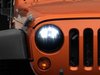 J108039 Axial Series LED Headlights for 1997-2018 Jeep Wrangler TJ/JK, Black Housing [Clear Lens] - image 2