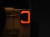 J138358 Axial Series LED Halo Tail Lights for 2007-2018 Jeep Wrangler JK, Black Housing (Dark Smoked Lens) - image 4