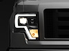 T542845 Projector Headlights w/ LED Accent for 2009-2014 Ford F-150, Black Housing [Clear Lens]
