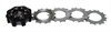 CLUTCH METAL 5.5 4 PL HR GRY POT HVY DTY - image 1