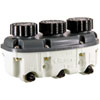 Low-Profile Three Chamber Plastic Reservoir -4AN Fittings - image 1