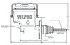 Master Cylinder 1" Bore (25.40mm) - image 2