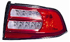 RH T.L. LENS HSNG COMBINATION EXC TYPE S MODEL ACURA TL 07-08 - image 1