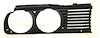 RH GRILLE OUTR BLK BMW 3 SERIES SDN/CONV 84-93 - image 1