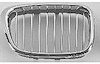RH GRILLE CHR/BLK BMW 5 SERIES 540I SDN 01-03 M5 97-03 - image 1
