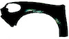 LH FENDER THERMOPLASTIC W/O H.L. WASHERS BMW X5 07-10 - image 1