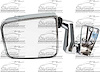 LH MIRROR OTR REAR VIEW D - image 1