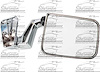 RH MIRROR OTR REAR VIEW D - image 1