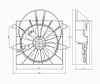 RAD COOLING FAN ASSY W/ 3.7/4.7L ENG BLADE/MOTOR/SHROUD COMMANDER 06-07 GRAND CHEROKEE 05-06 - image 1