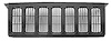 GRILLE MAT BLK W/ BLK MLDG P COMMANDER 06-10 - image 1