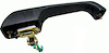 RH FT OUTR DR HDL TEXTURED BLK CHEROKEE 97-01 ALSO FITS RR DOOR 98-01 - image 1