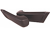 RH RR BUMPER END CAP W/ COUNTRY PKG BLK SMOOTH CHEROKEE 97-01 - image 1