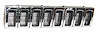 GRILLE CHR/SIL GRY GRAND CHEROKEE 93-95 - image 1